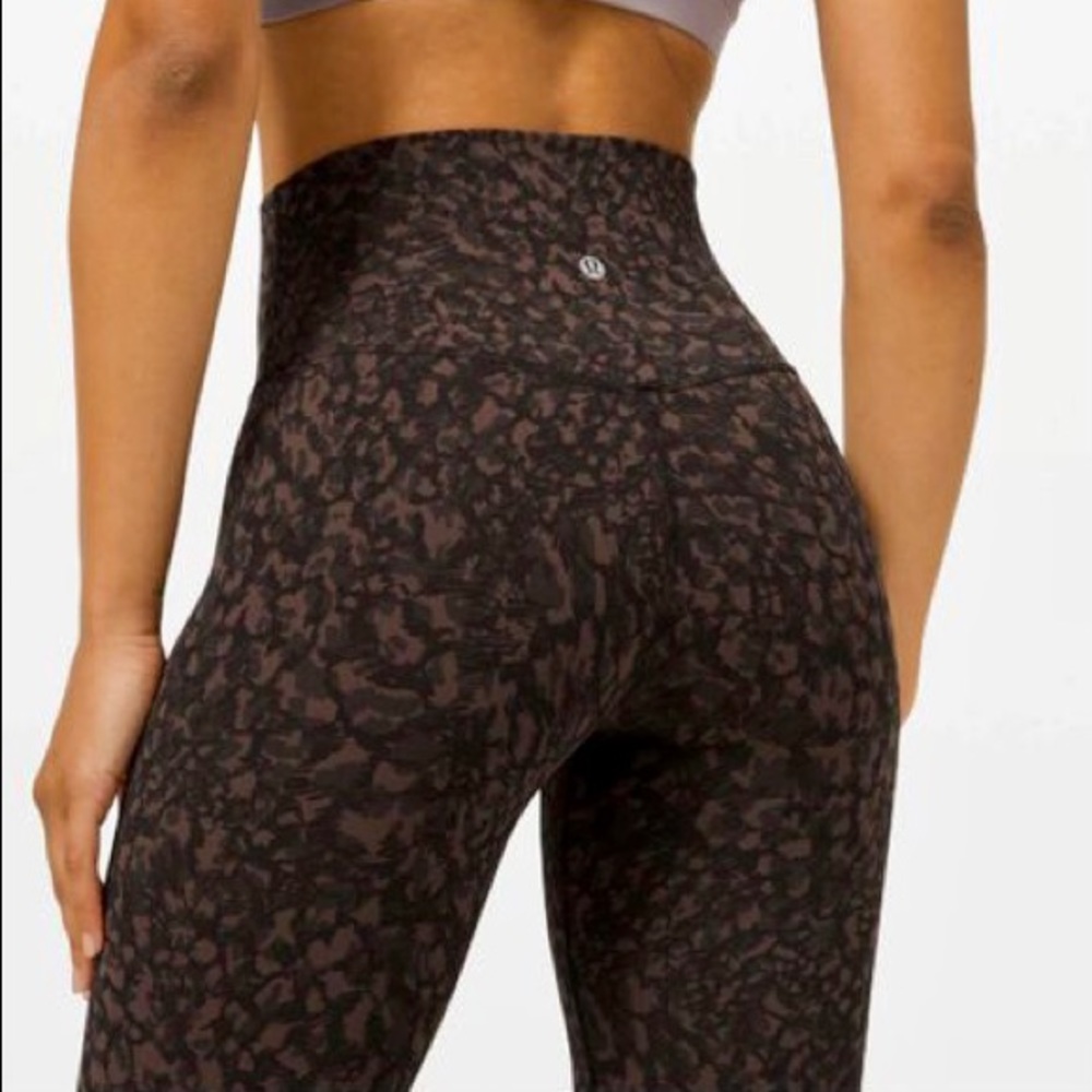Lululemon Align Pant 28” Wild Thing Camo Brown
